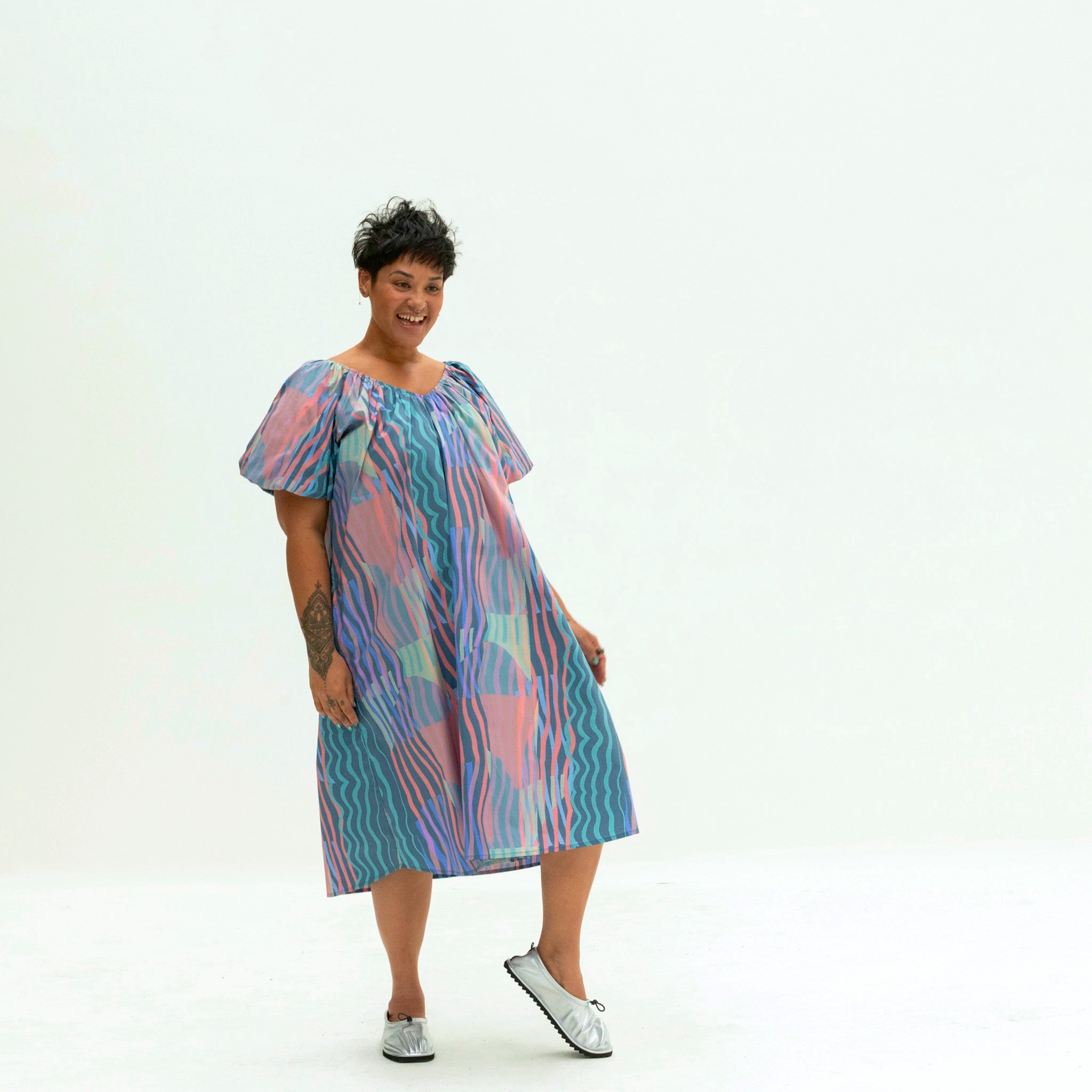 The Anywhere Dress | Make Waves Print