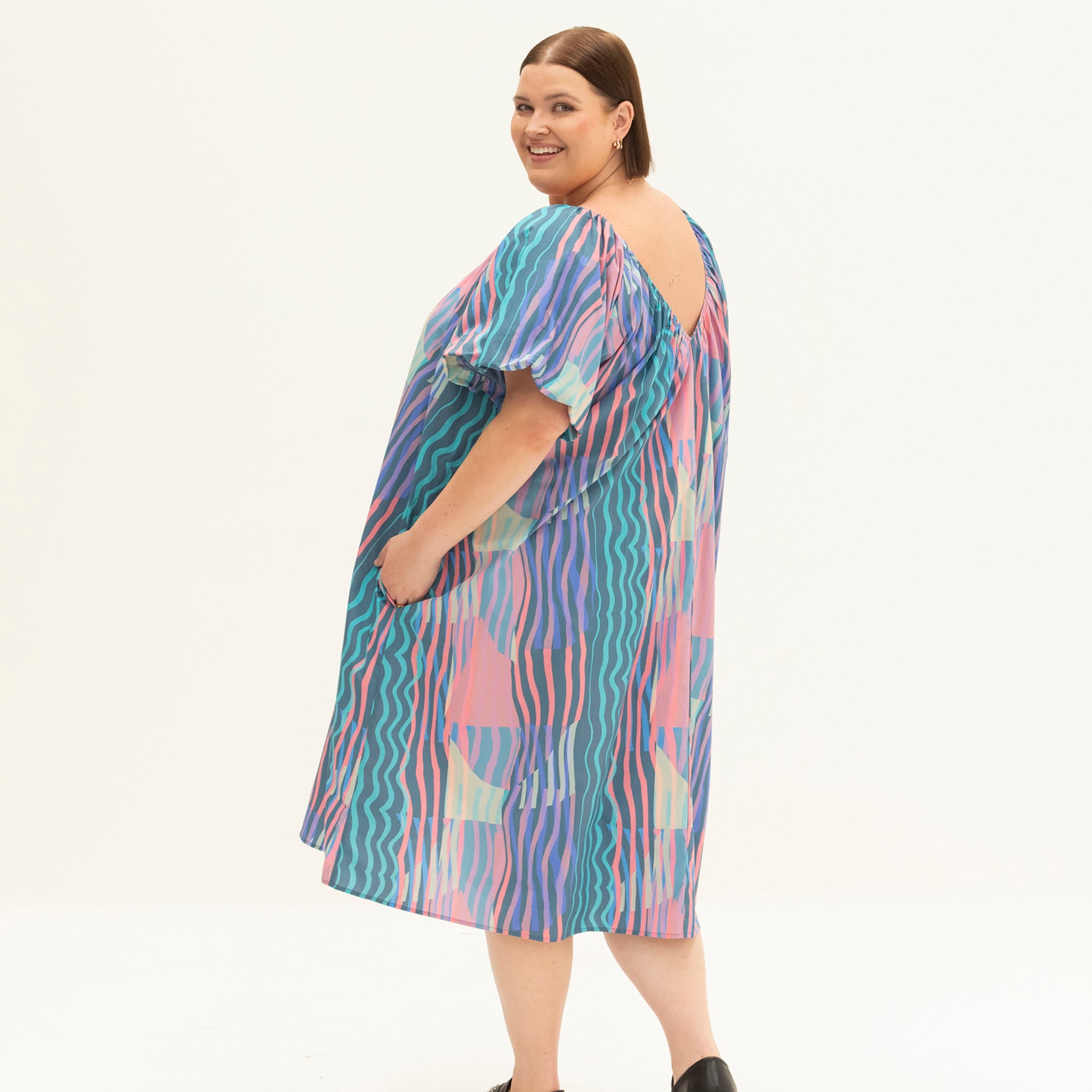 The Anywhere Dress | Make Waves Print