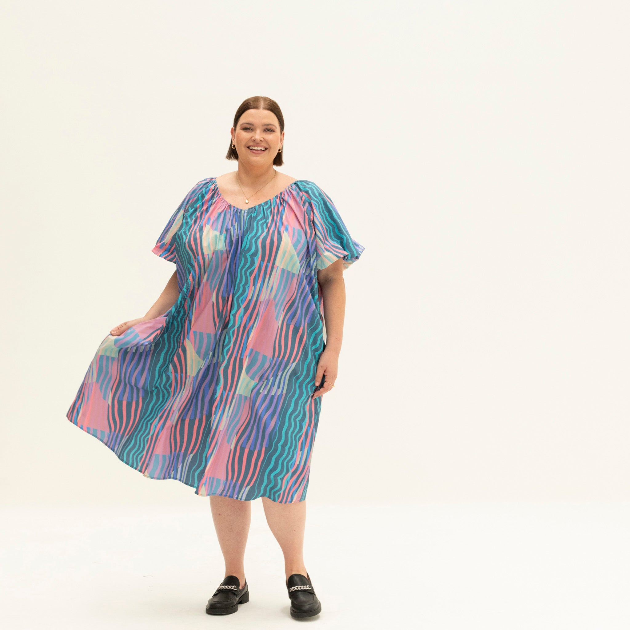 The Anywhere Dress | Make Waves Print