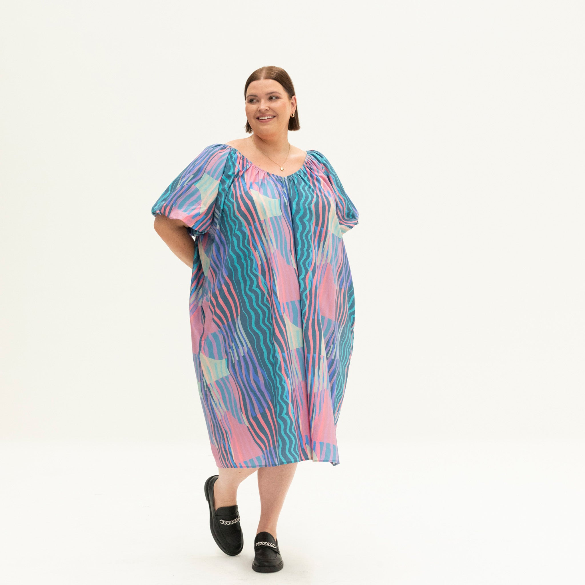 The Anywhere Dress | Make Waves Print