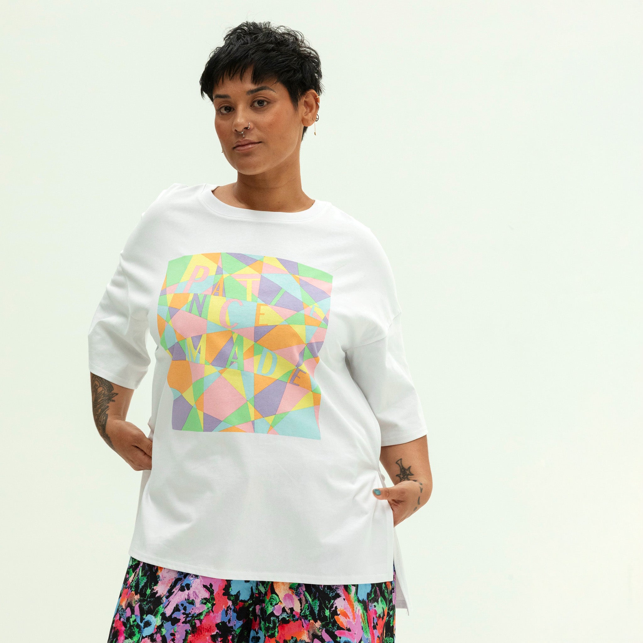 The Art Tee | Pastel Geo