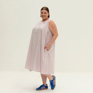 The Bow Dress | Pastel Gingham