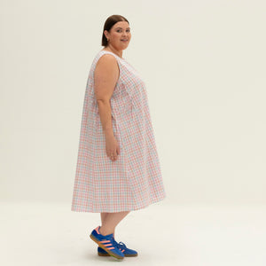 The Bow Dress | Pastel Gingham