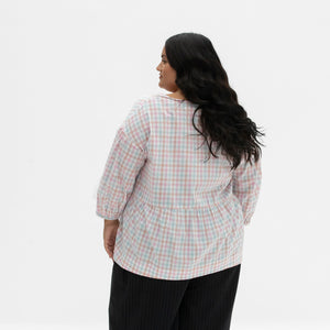 The Forever Top | Pastel Gingham